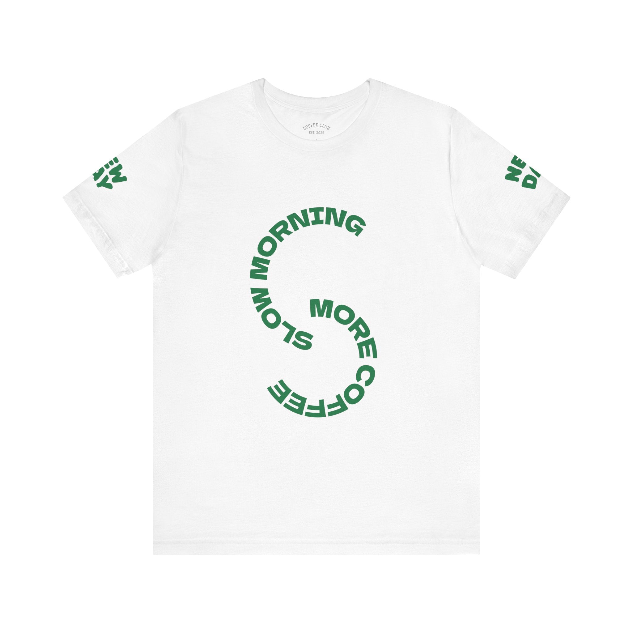 Coffee Lover's Tee, Casual Unisex T-Shirt for Coffee Fans, Perfect for Weekend Brunch, Slow Sundays, Gift for Coffee Lovers