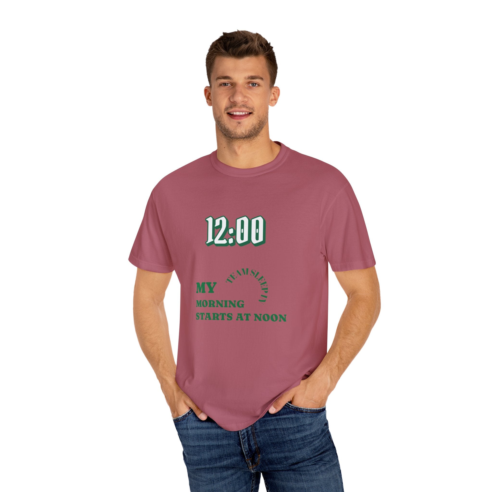 Brunch Vibes T-Shirt, Unisex Garment-Dyed Tee, Perfect for Lazy Mornings & Brunch Lovers, Gift for Foodies, Fun Weekend Wear|