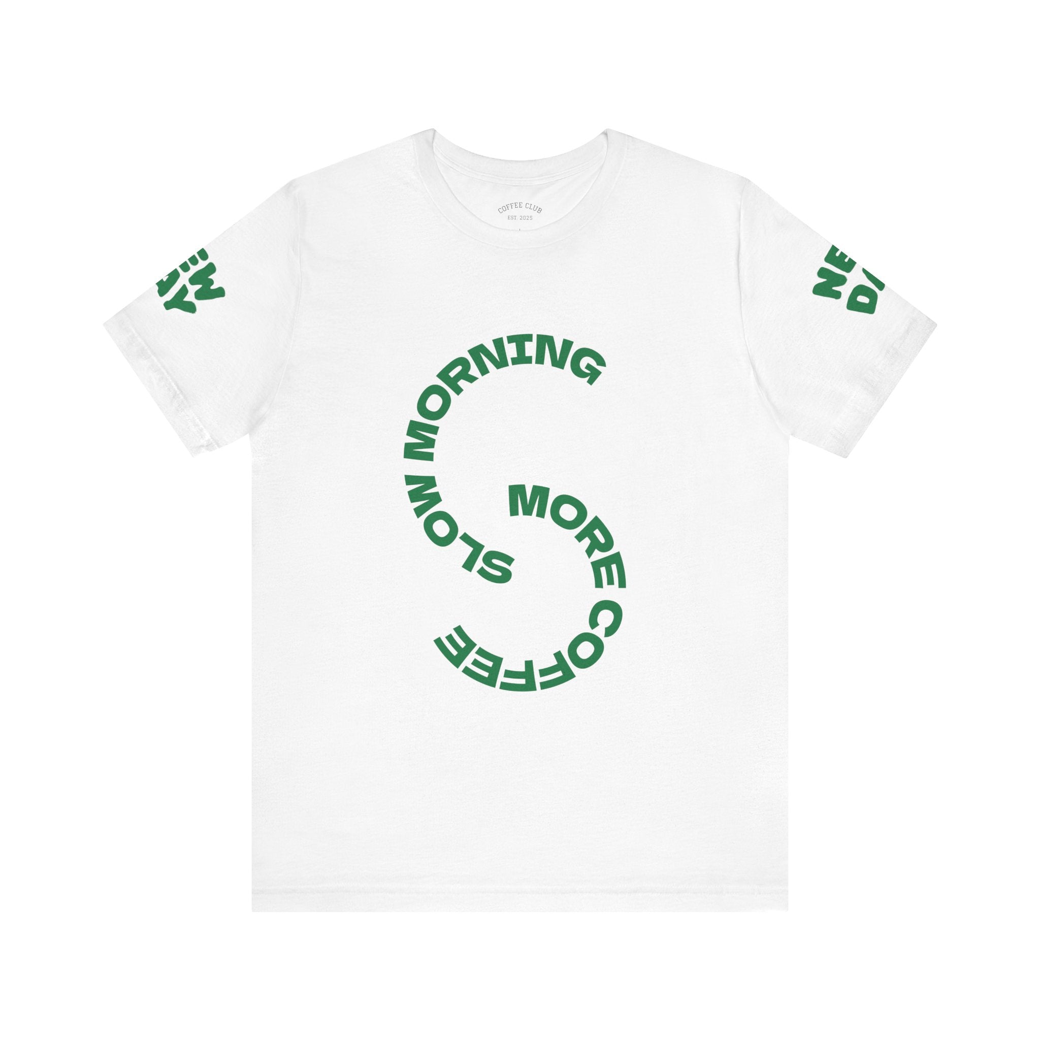 Coffee Lover's Tee, Casual Unisex T-Shirt for Coffee Fans, Perfect for Weekend Brunch, Slow Sundays, Gift for Coffee Lovers