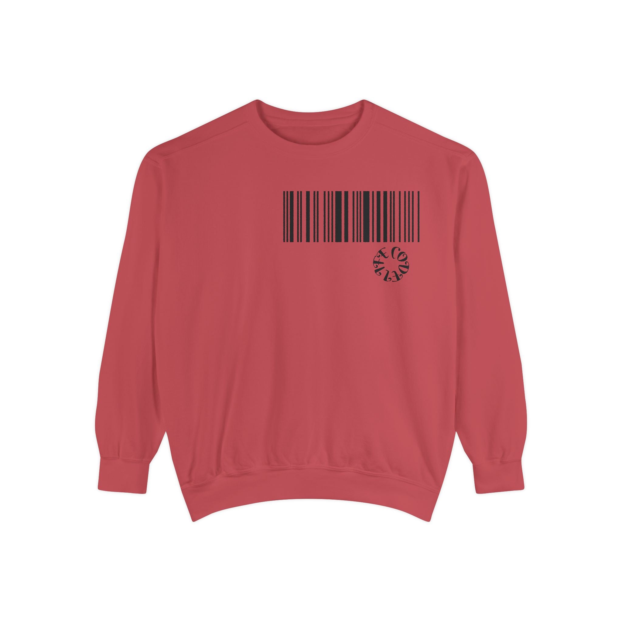 Barcode & Heartbeat Unisex Sweatshirt, Trendy Gift for Him/Her, Casual Wear, Cozy Loungewear, Perfect for Birthdays/Anniversaries/1