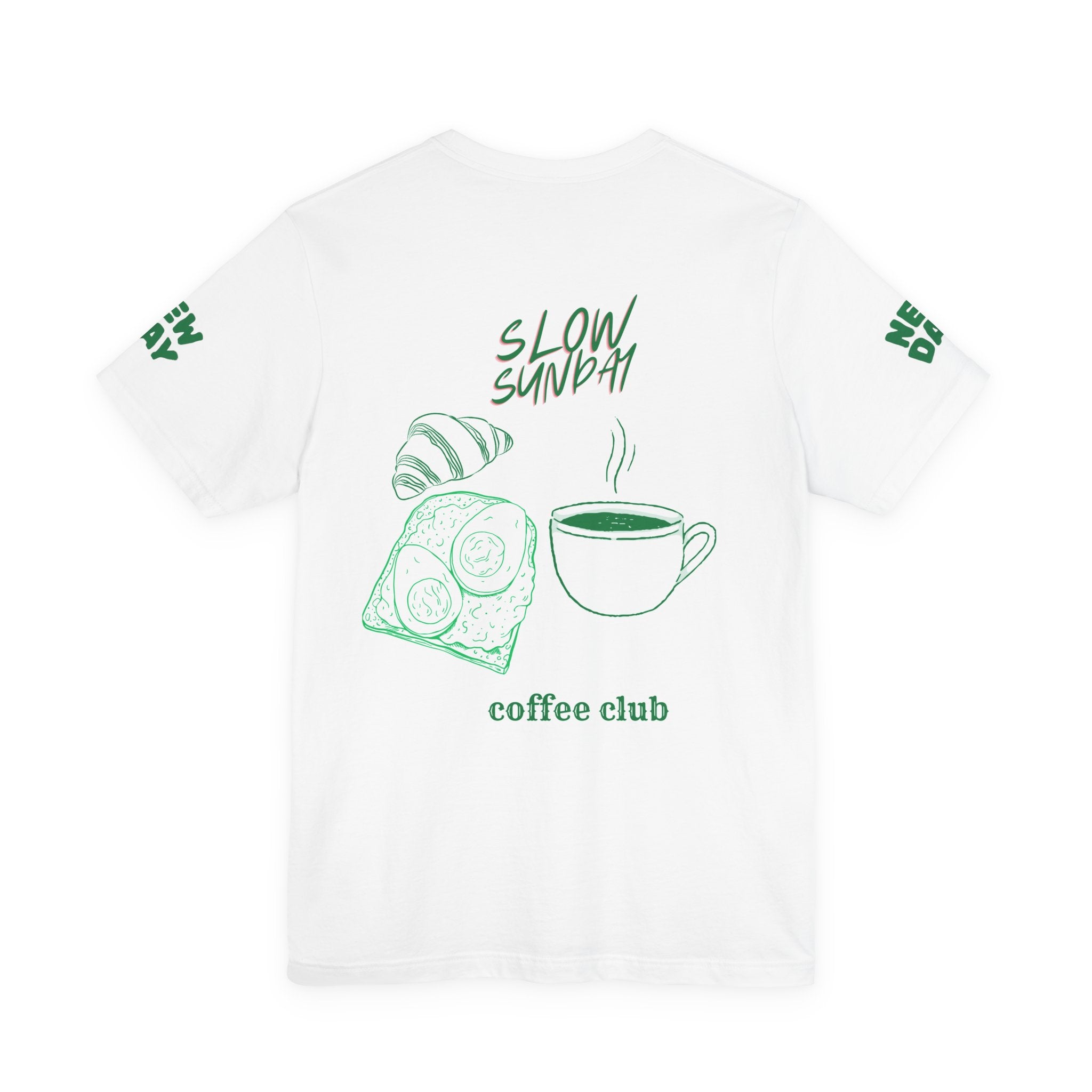 Coffee Lover's Tee, Casual Unisex T-Shirt for Coffee Fans, Perfect for Weekend Brunch, Slow Sundays, Gift for Coffee Lovers