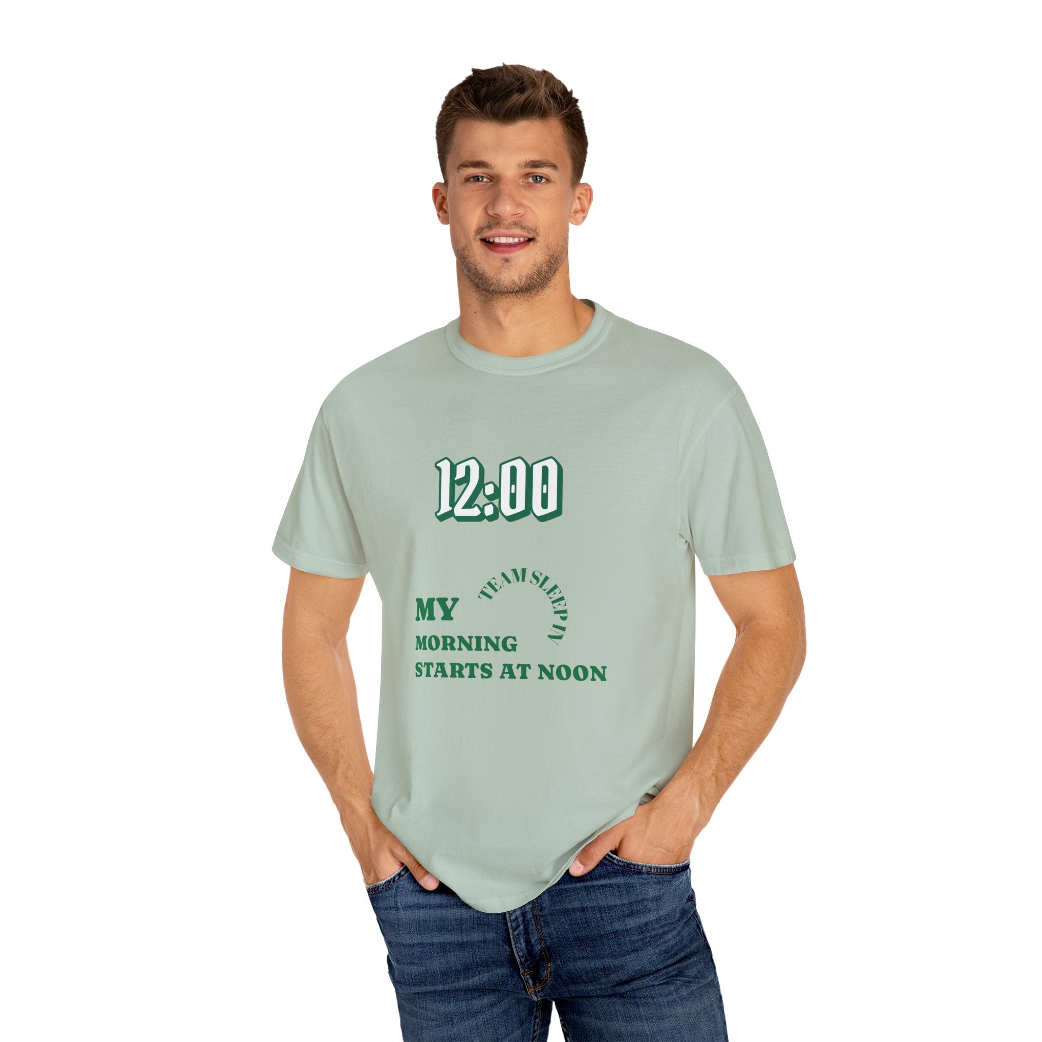 Brunch Vibes T-Shirt, Unisex Garment-Dyed Tee, Perfect for Lazy Mornings & Brunch Lovers, Gift for Foodies, Fun Weekend Wear|