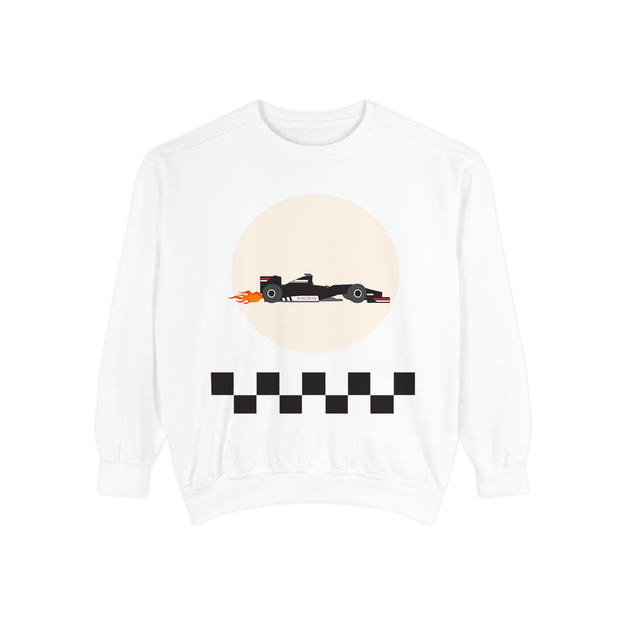 Racing Club Sweatshirt - Unisex Garment-Dyed Crewneck, Perfect for Motorsports Fans, Cozy Casual Wear, Gift for Racing Enthusiasts, [...]