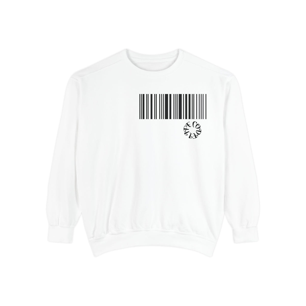 Barcode & Heartbeat Unisex Sweatshirt, Trendy Gift for Him/Her, Casual Wear, Cozy Loungewear, Perfect for Birthdays/Anniversaries/1
