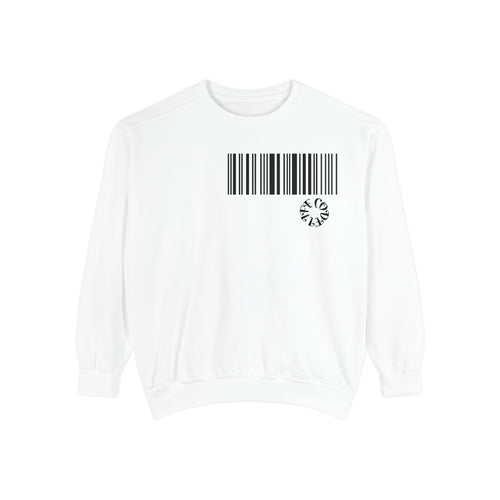 Barcode & Heartbeat Unisex Sweatshirt, Trendy Gift for Him/Her, Casual Wear, Cozy Loungewear, Perfect for Birthdays/Anniversaries/1