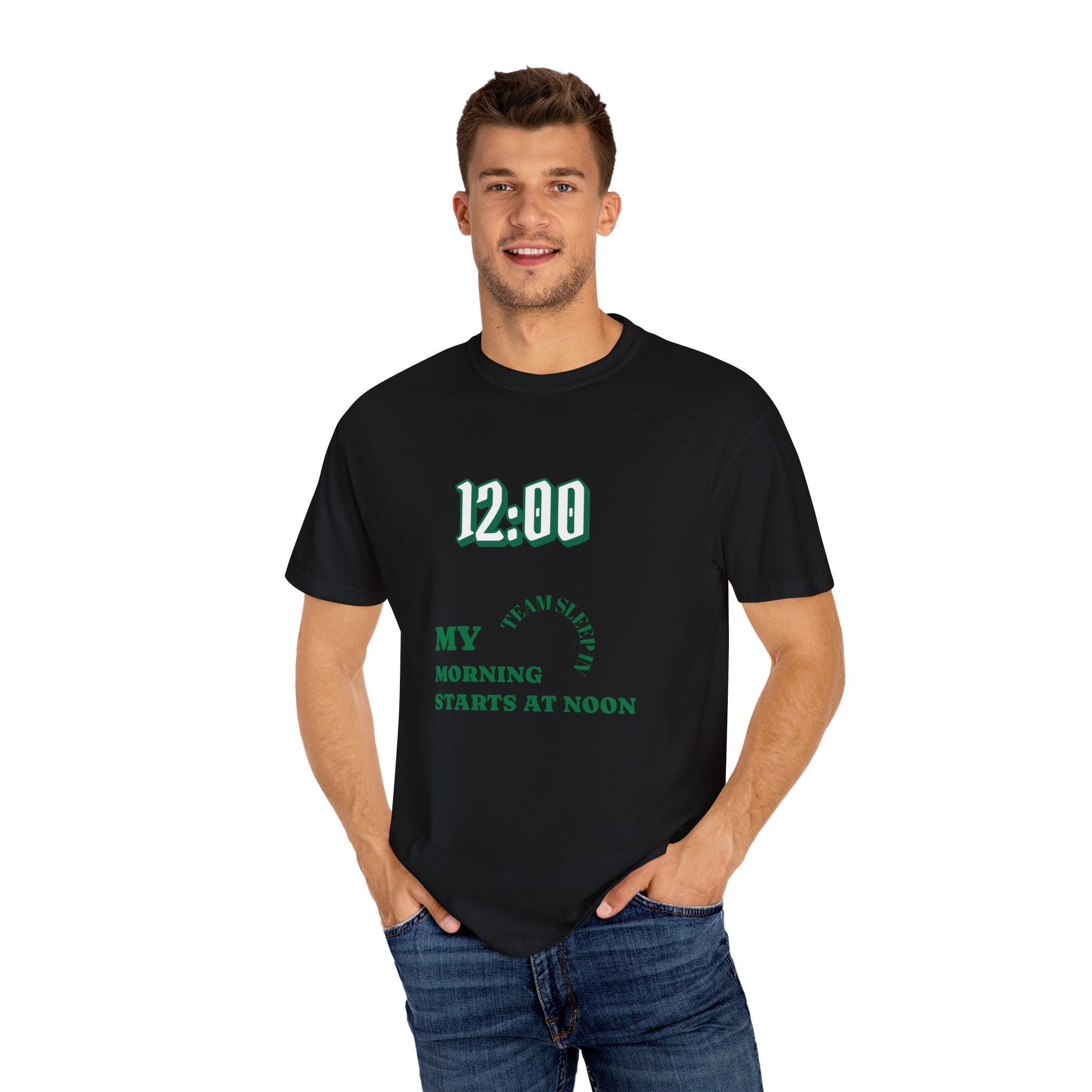 Brunch Vibes T-Shirt, Unisex Garment-Dyed Tee, Perfect for Lazy Mornings & Brunch Lovers, Gift for Foodies, Fun Weekend Wear|
