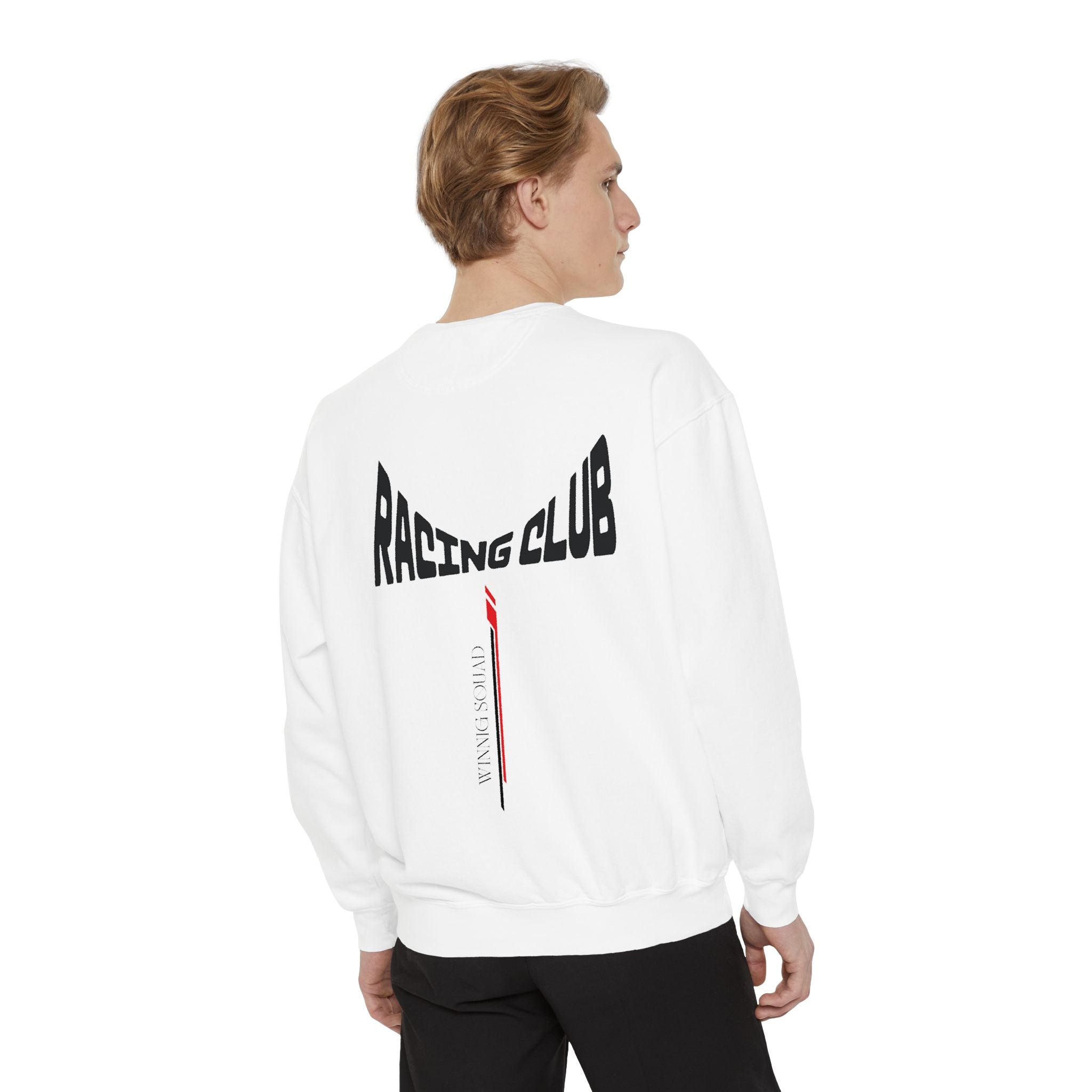 Racing Club Sweatshirt - Unisex Garment-Dyed Crewneck, Perfect for Motorsports Fans, Cozy Casual Wear, Gift for Racing Enthusiasts, [...]