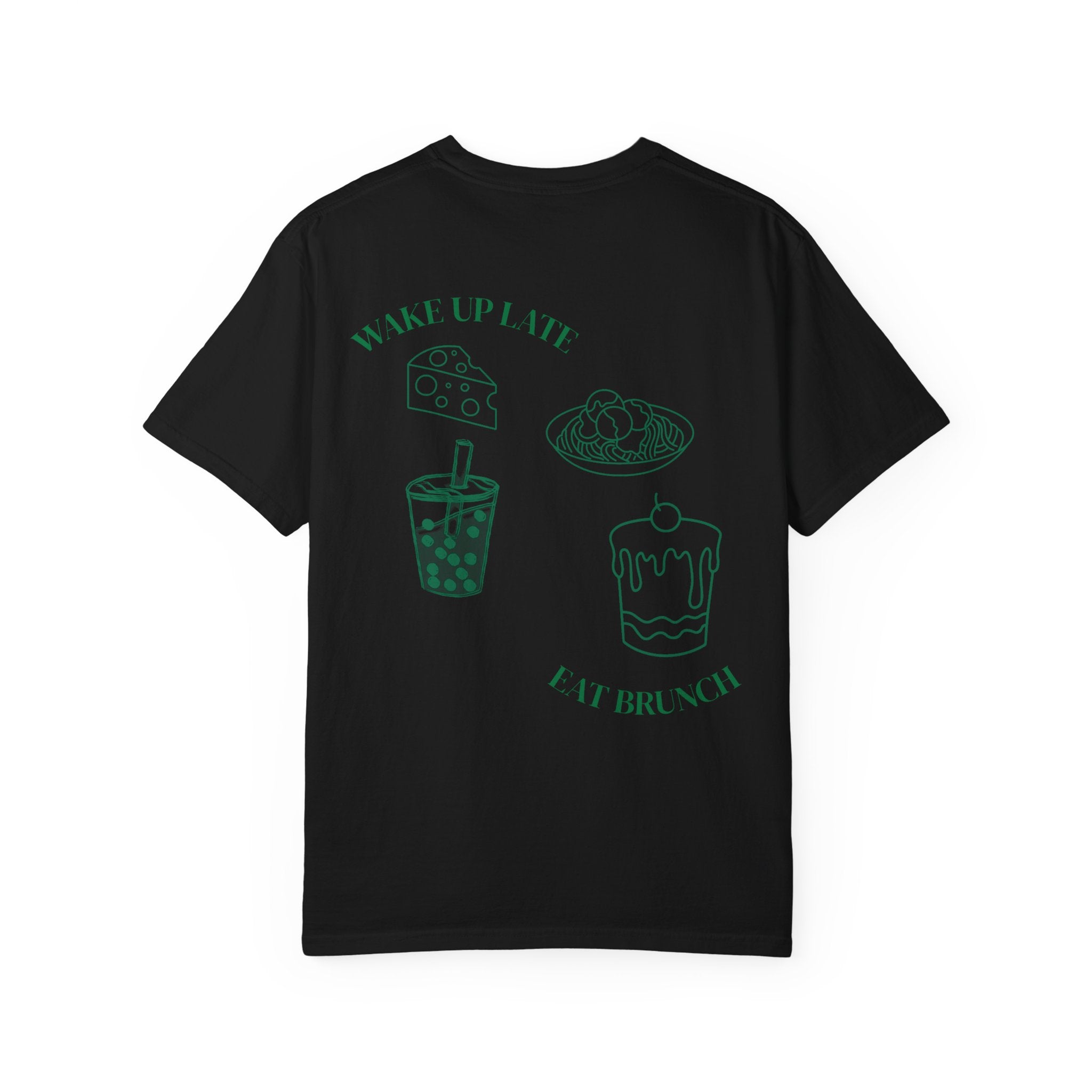 Brunch Vibes T-Shirt, Unisex Garment-Dyed Tee, Perfect for Lazy Mornings & Brunch Lovers, Gift for Foodies, Fun Weekend Wear|
