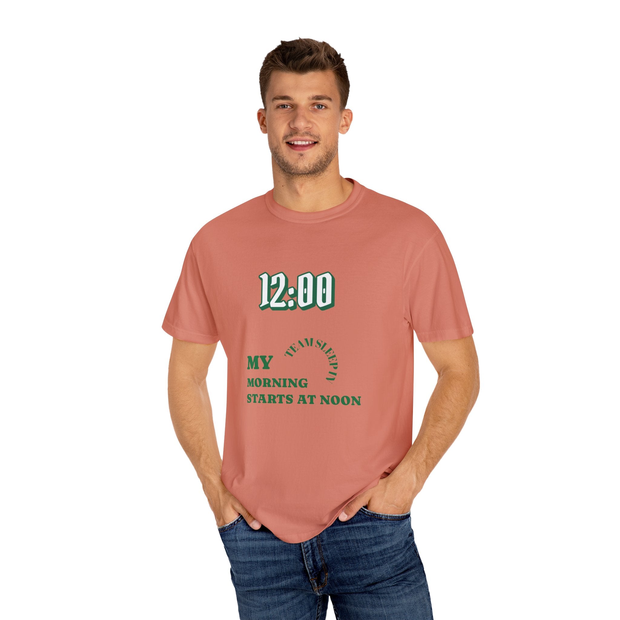 Brunch Vibes T-Shirt, Unisex Garment-Dyed Tee, Perfect for Lazy Mornings & Brunch Lovers, Gift for Foodies, Fun Weekend Wear|