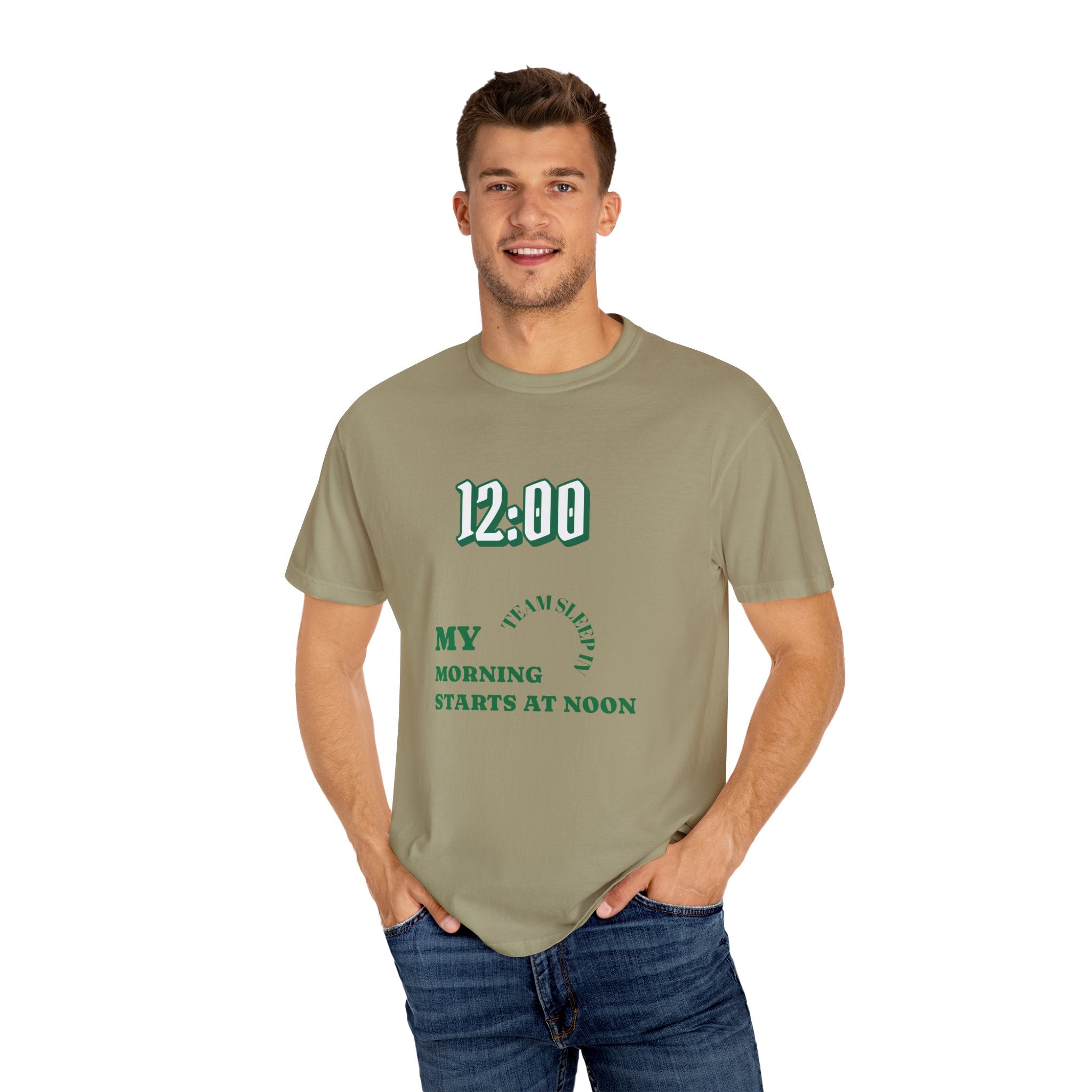 Brunch Vibes T-Shirt, Unisex Garment-Dyed Tee, Perfect for Lazy Mornings & Brunch Lovers, Gift for Foodies, Fun Weekend Wear|