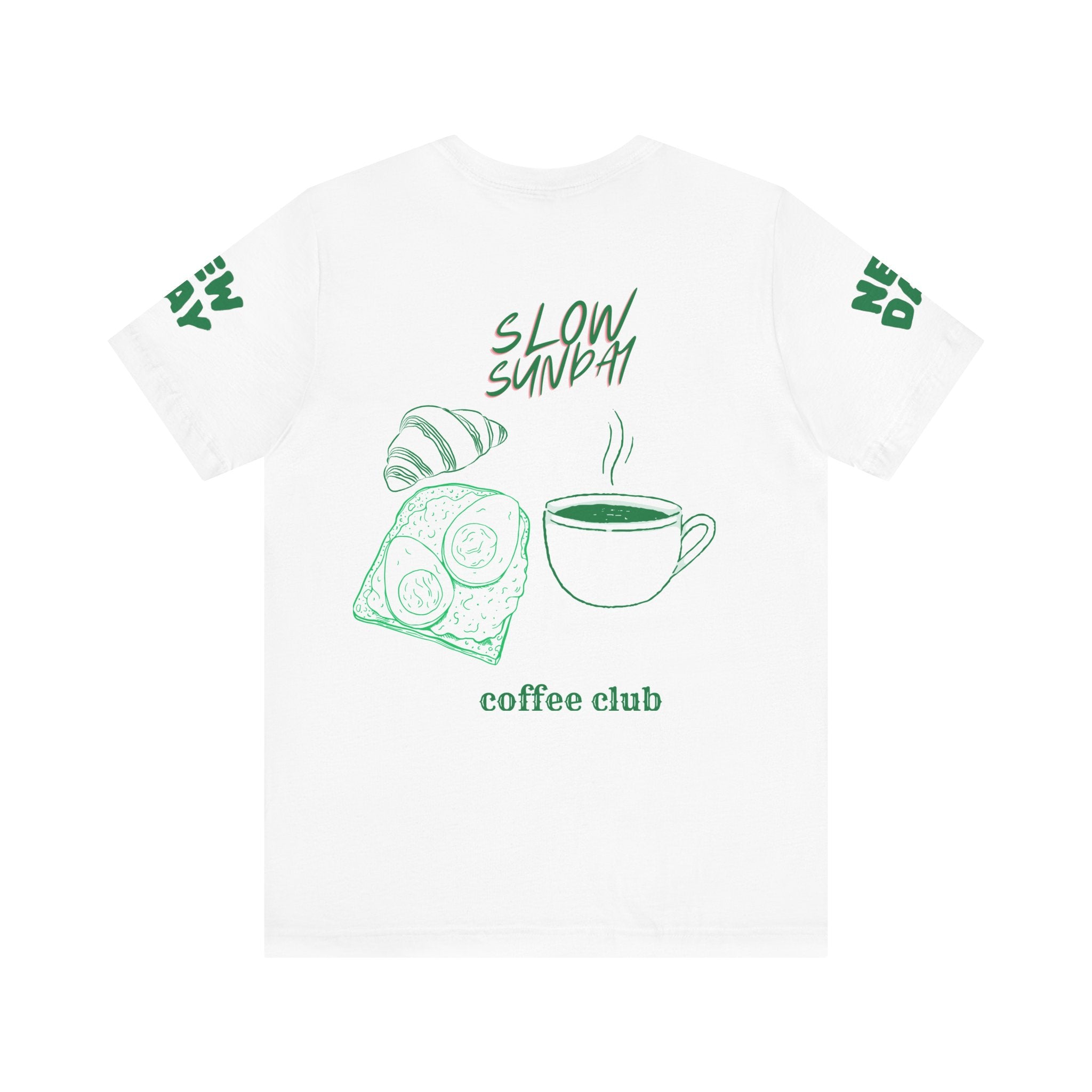 Coffee Lover's Tee, Casual Unisex T-Shirt for Coffee Fans, Perfect for Weekend Brunch, Slow Sundays, Gift for Coffee Lovers