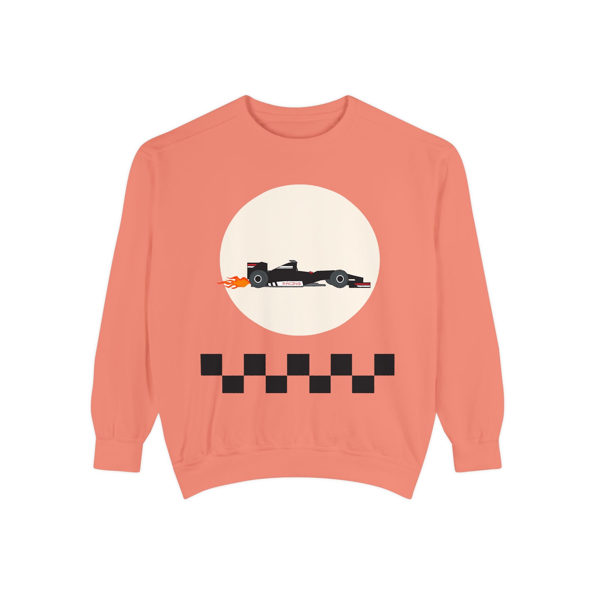 Racing Club Sweatshirt - Unisex Garment-Dyed Crewneck, Perfect for Motorsports Fans, Cozy Casual Wear, Gift for Racing Enthusiasts, [...]