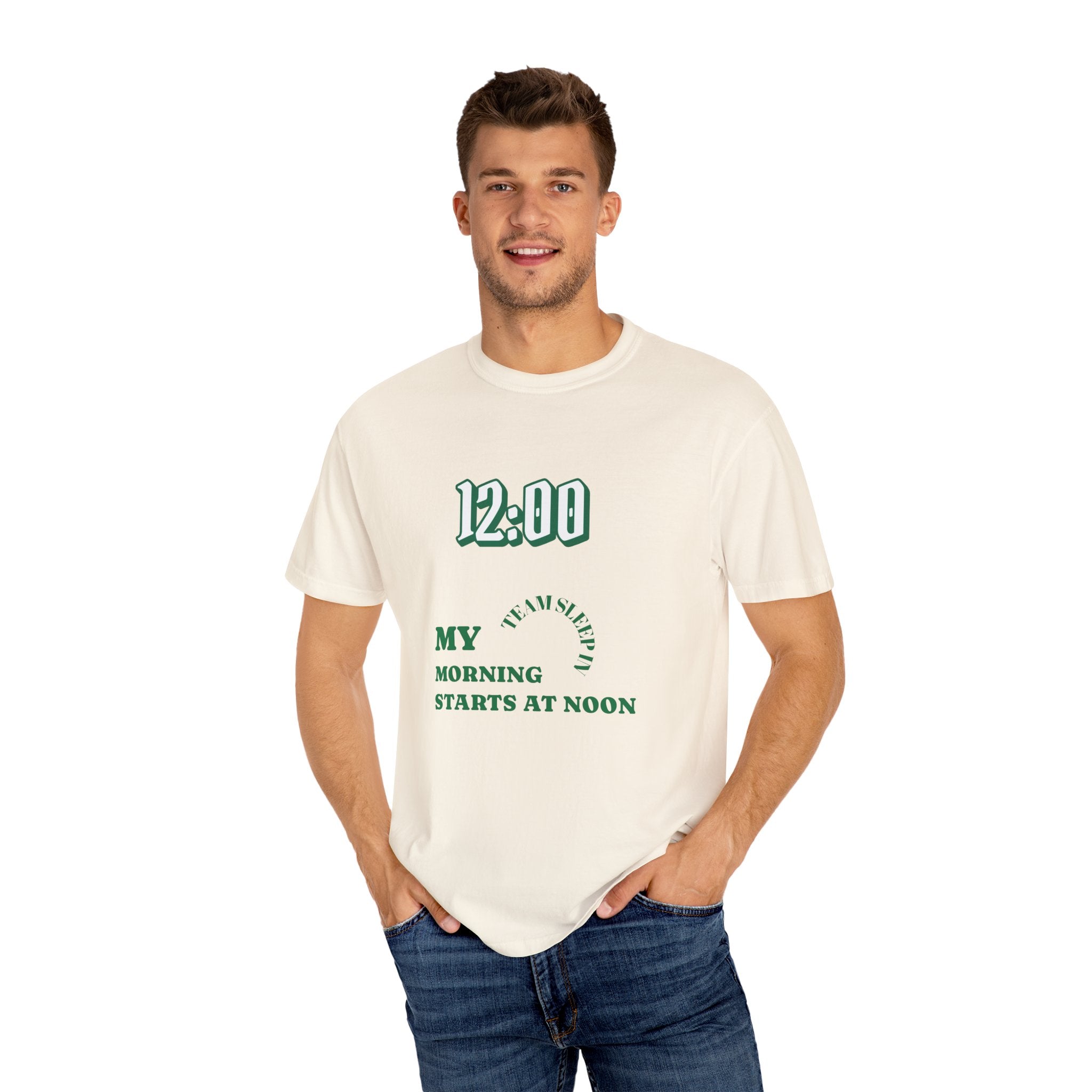 Brunch Vibes T-Shirt, Unisex Garment-Dyed Tee, Perfect for Lazy Mornings & Brunch Lovers, Gift for Foodies, Fun Weekend Wear|