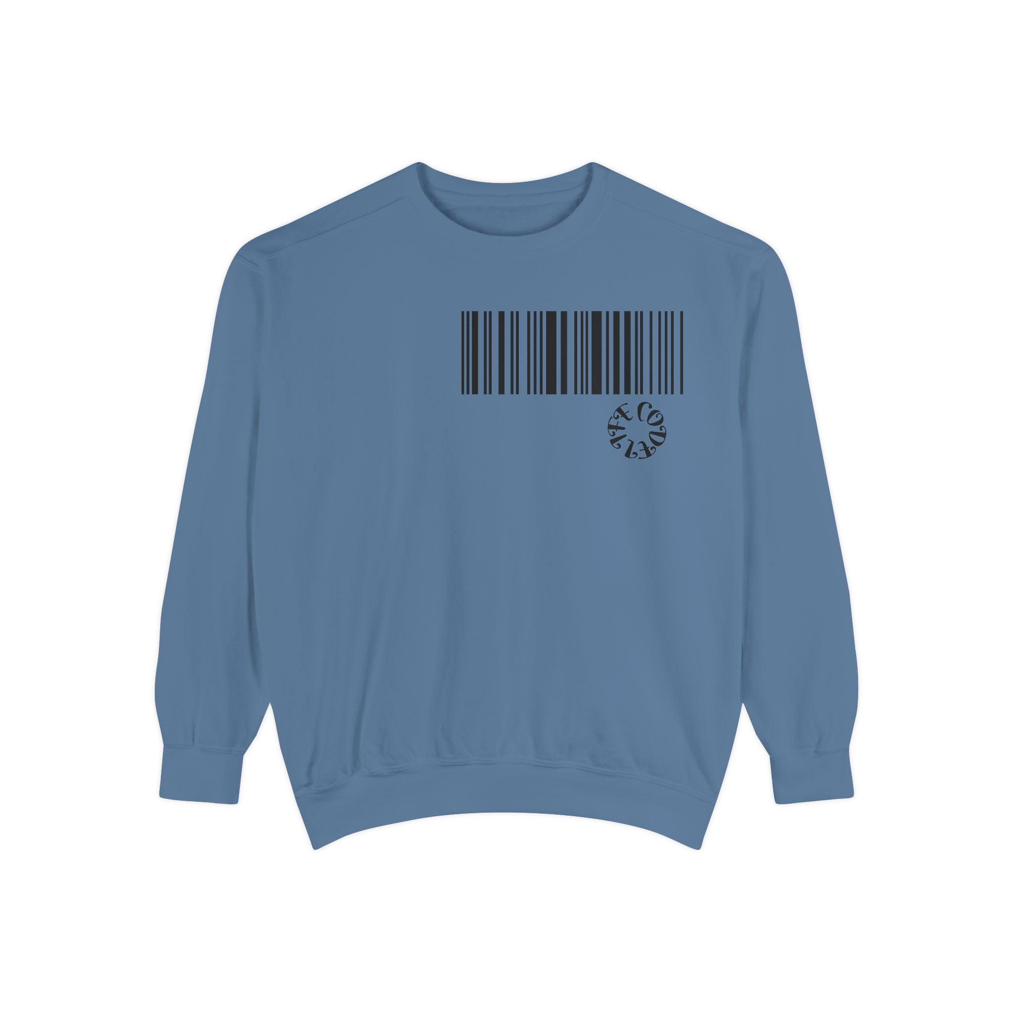 Barcode & Heartbeat Unisex Sweatshirt, Trendy Gift for Him/Her, Casual Wear, Cozy Loungewear, Perfect for Birthdays/Anniversaries/1