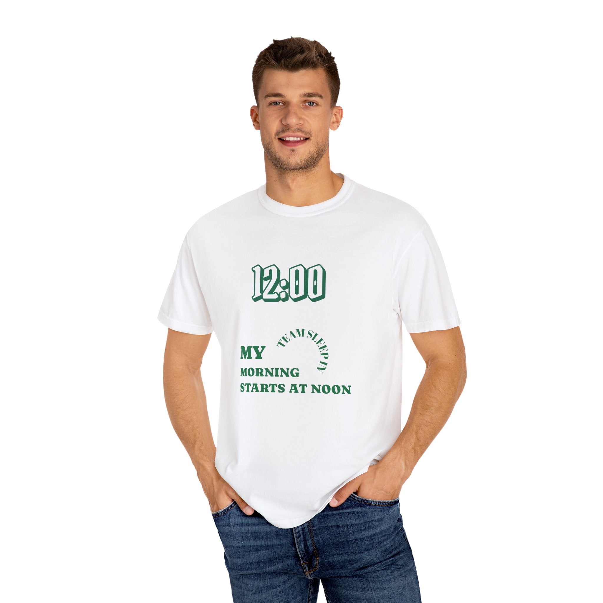Brunch Vibes T-Shirt, Unisex Garment-Dyed Tee, Perfect for Lazy Mornings & Brunch Lovers, Gift for Foodies, Fun Weekend Wear|