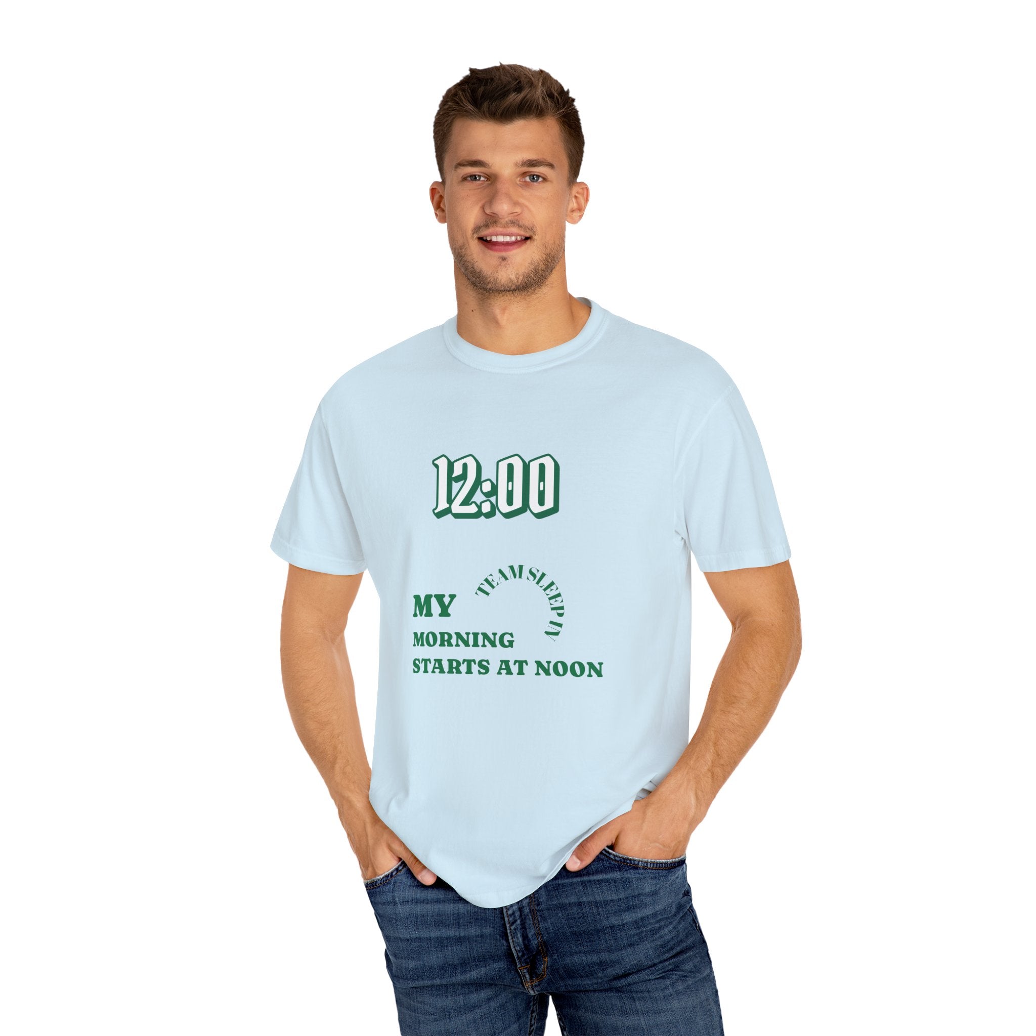 Brunch Vibes T-Shirt, Unisex Garment-Dyed Tee, Perfect for Lazy Mornings & Brunch Lovers, Gift for Foodies, Fun Weekend Wear|