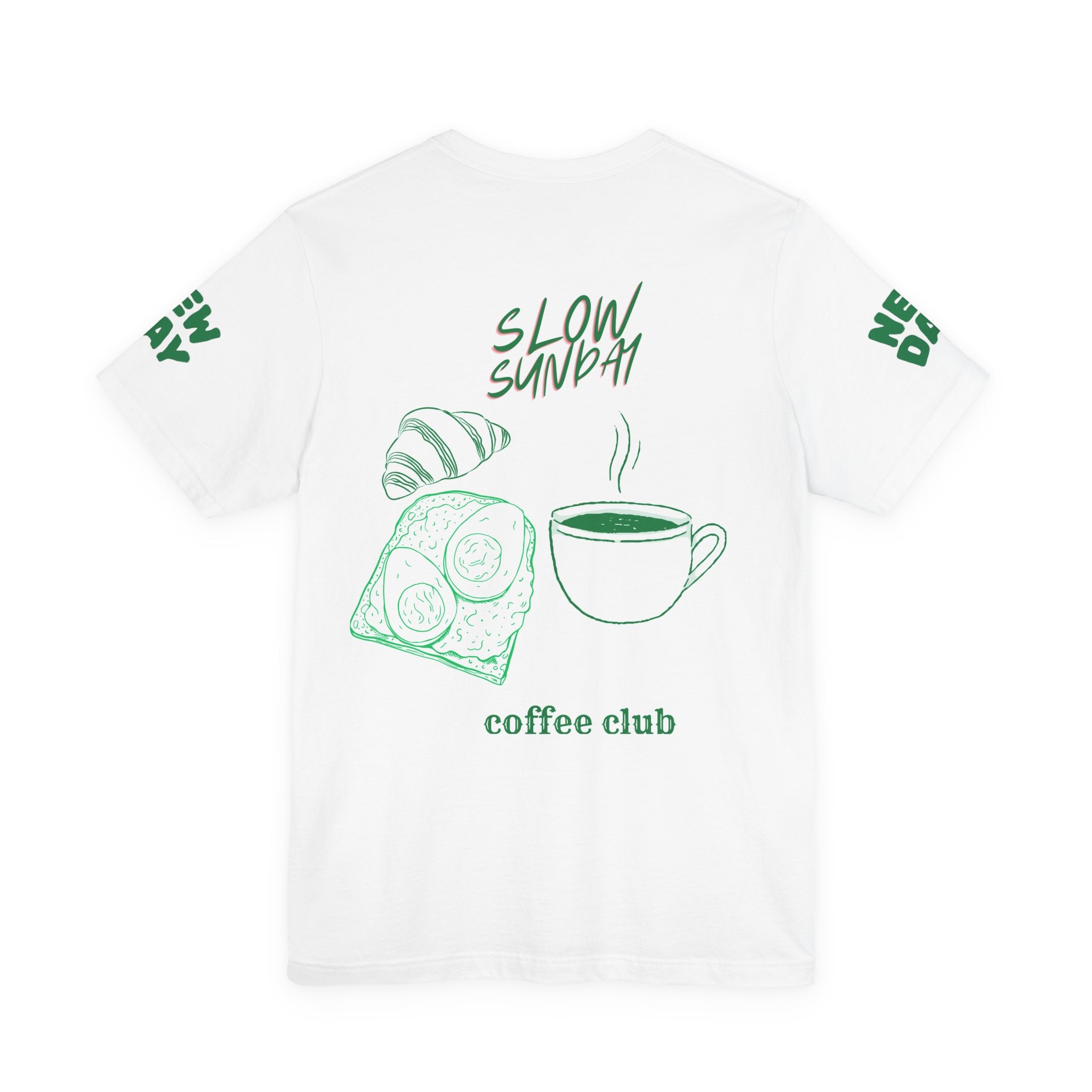 Coffee Lover's Tee, Casual Unisex T-Shirt for Coffee Fans, Perfect for Weekend Brunch, Slow Sundays, Gift for Coffee Lovers
