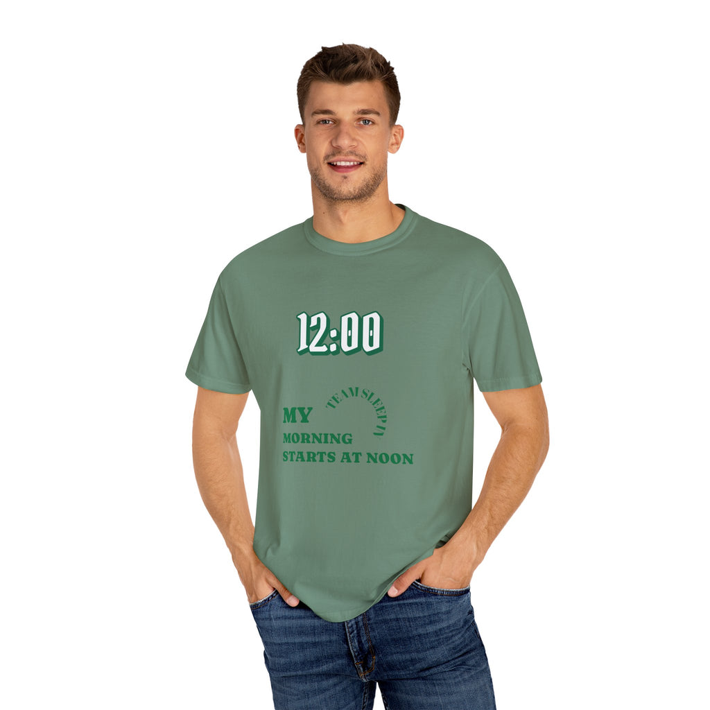 Brunch Vibes T-Shirt, Unisex Garment-Dyed Tee, Perfect for Lazy Mornings & Brunch Lovers, Gift for Foodies, Fun Weekend Wear|