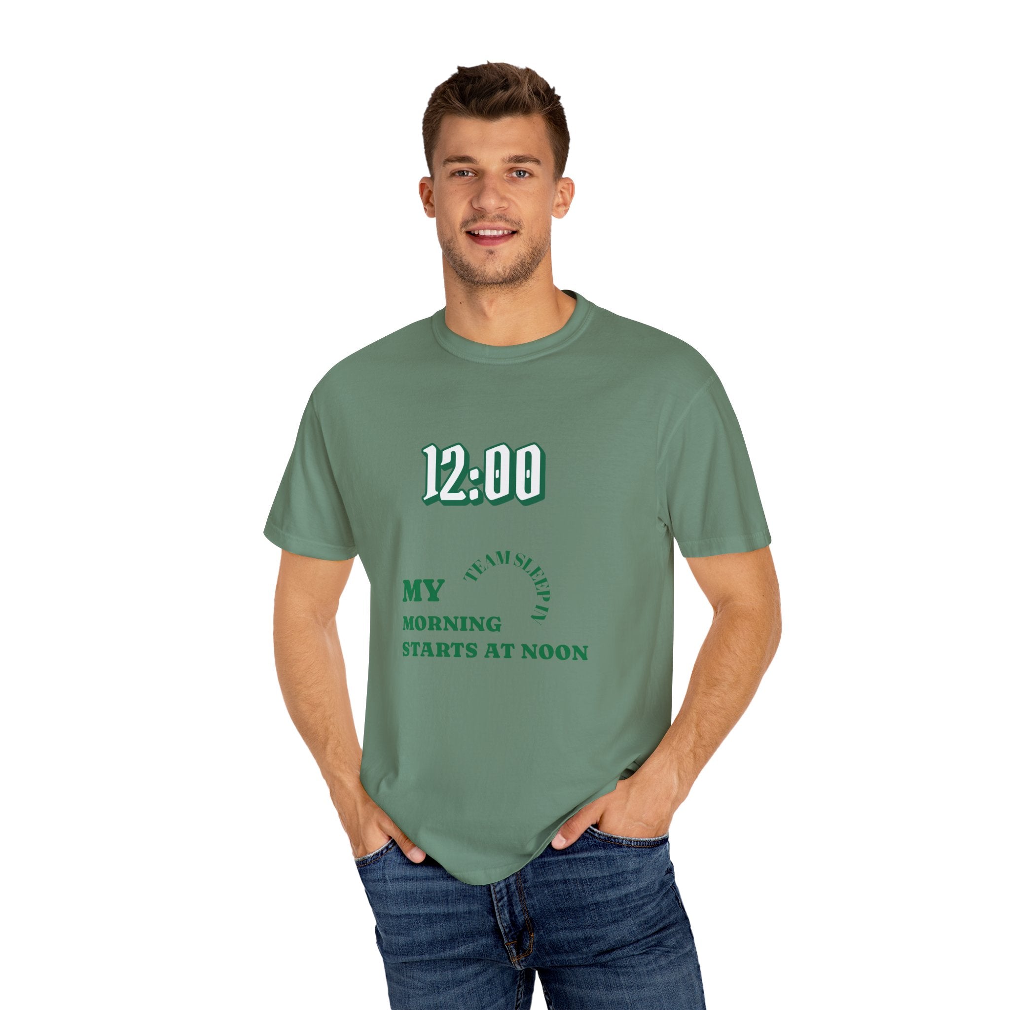 Brunch Vibes T-Shirt, Unisex Garment-Dyed Tee, Perfect for Lazy Mornings & Brunch Lovers, Gift for Foodies, Fun Weekend Wear|