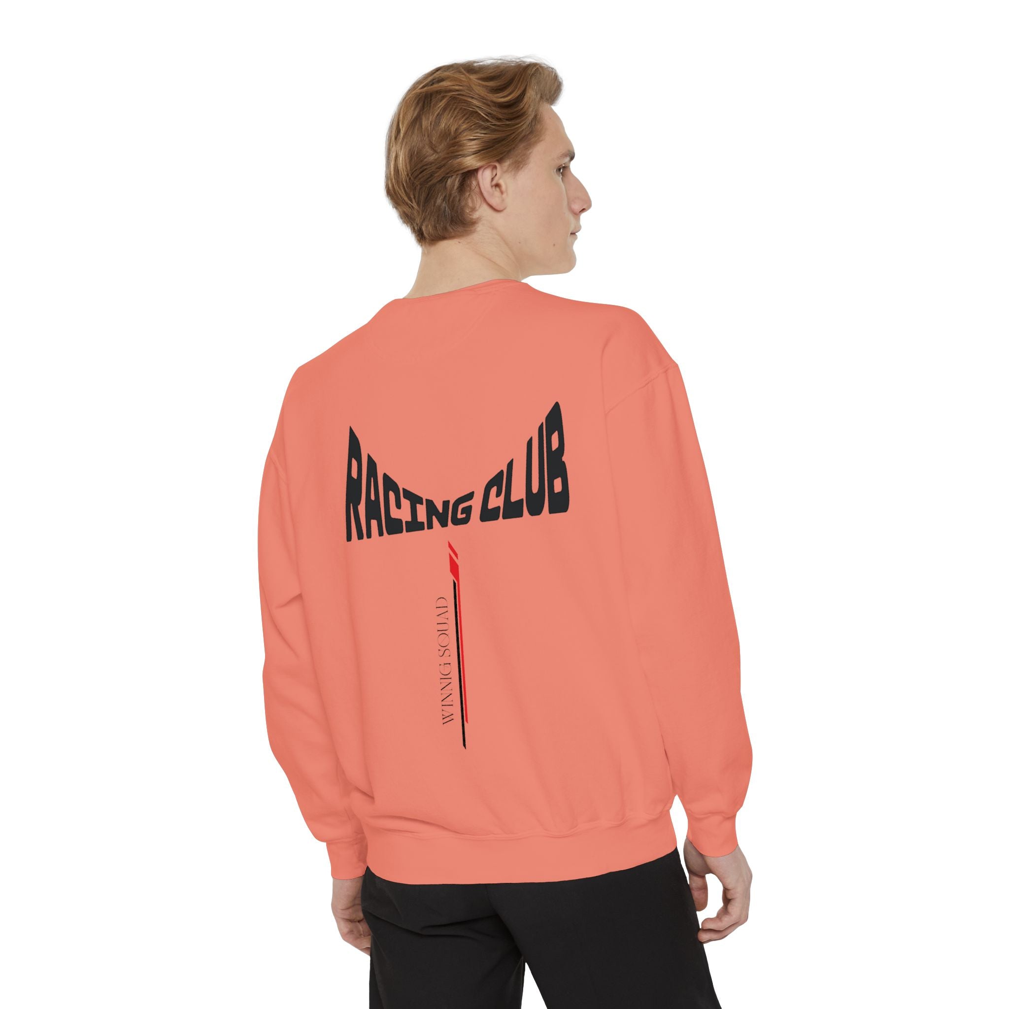 Racing Club Sweatshirt - Unisex Garment-Dyed Crewneck, Perfect for Motorsports Fans, Cozy Casual Wear, Gift for Racing Enthusiasts, [...]