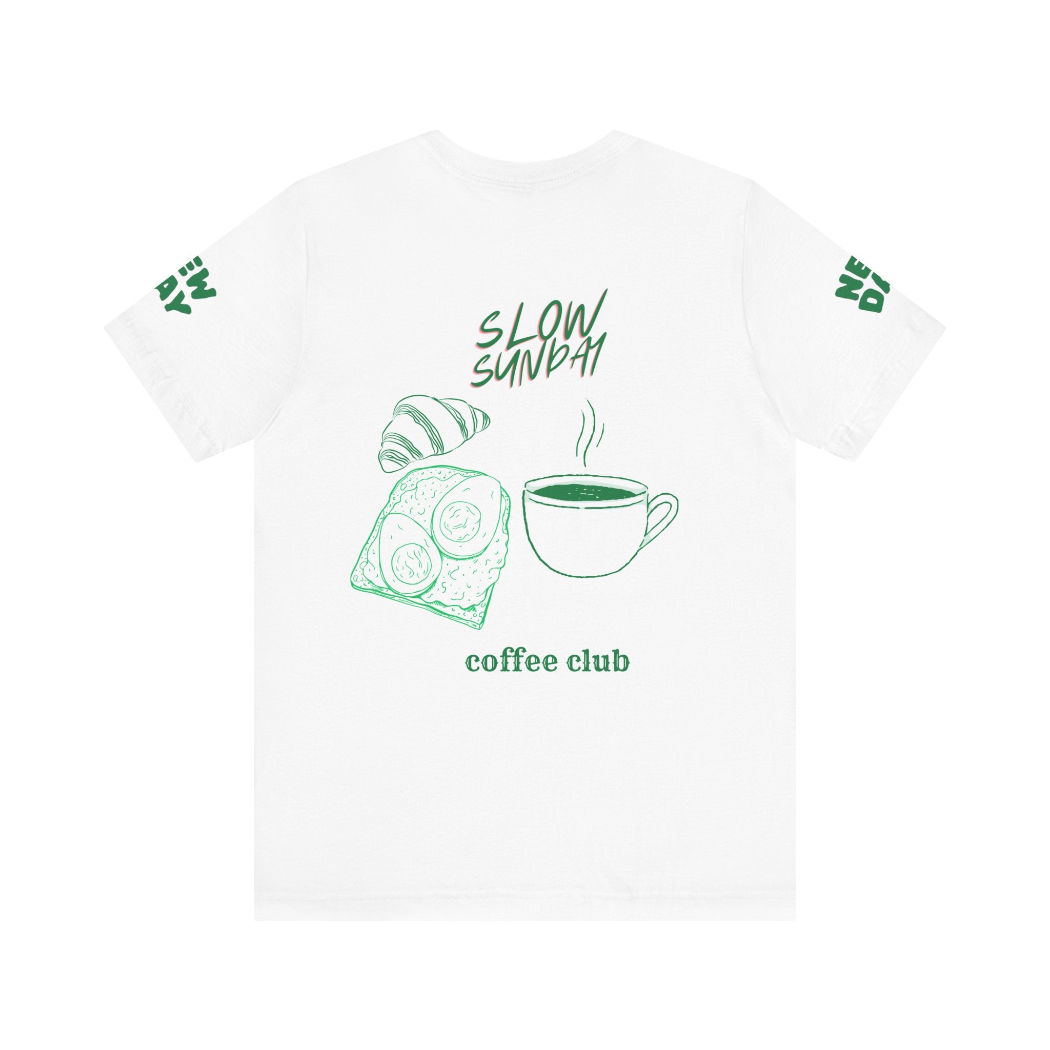 Coffee Lover's Tee, Casual Unisex T-Shirt for Coffee Fans, Perfect for Weekend Brunch, Slow Sundays, Gift for Coffee Lovers