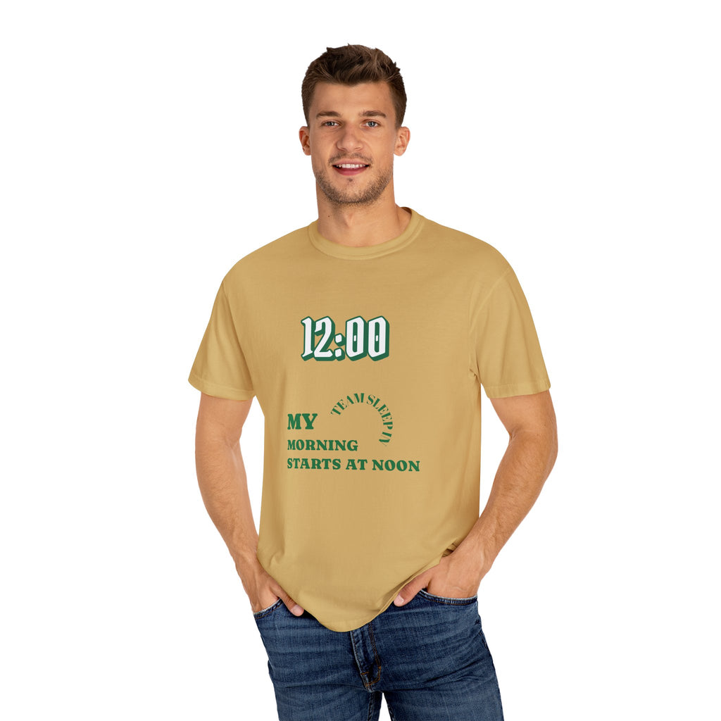 Brunch Vibes T-Shirt, Unisex Garment-Dyed Tee, Perfect for Lazy Mornings & Brunch Lovers, Gift for Foodies, Fun Weekend Wear|