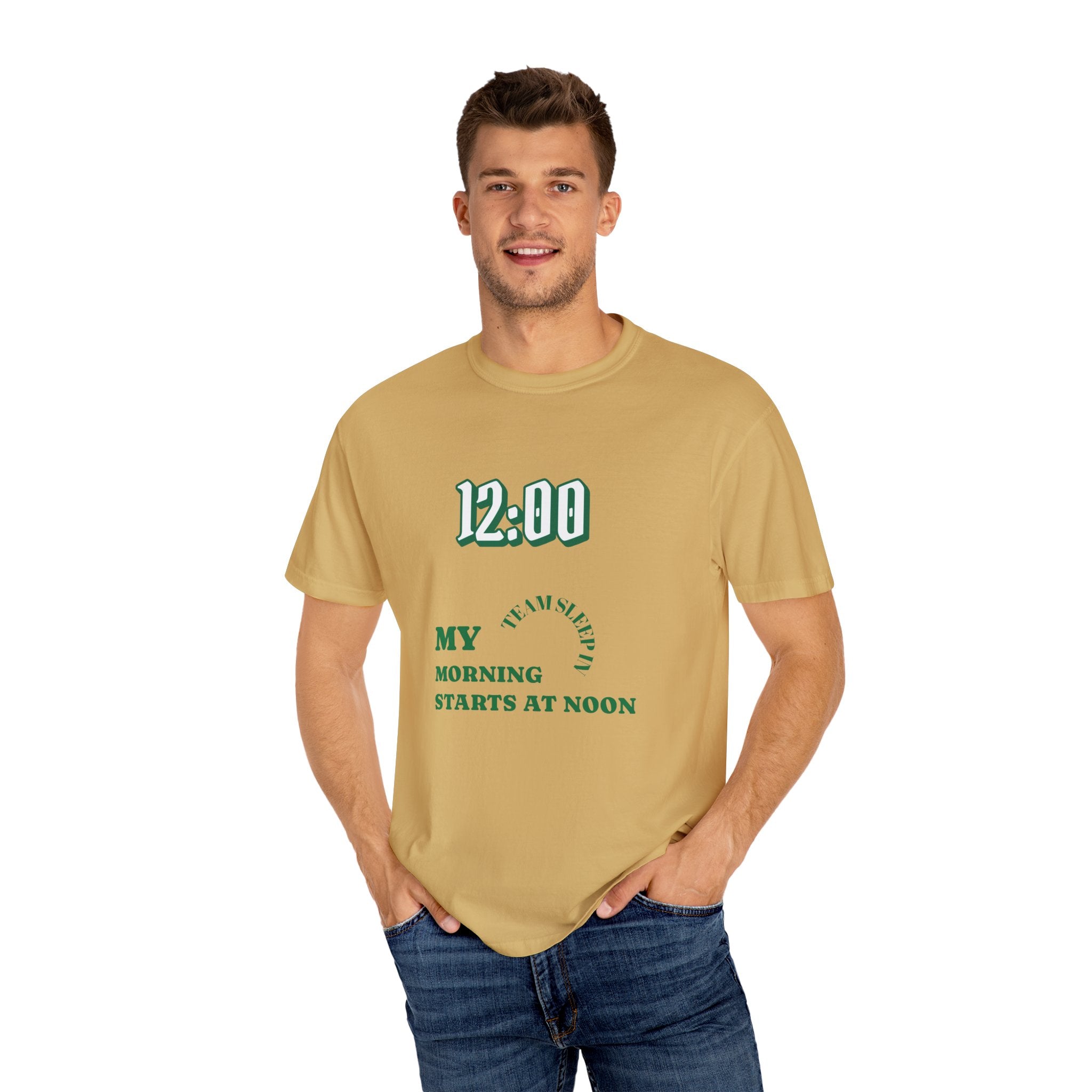 Brunch Vibes T-Shirt, Unisex Garment-Dyed Tee, Perfect for Lazy Mornings & Brunch Lovers, Gift for Foodies, Fun Weekend Wear|